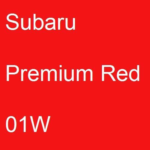 Subaru, Premium Red, 01W.